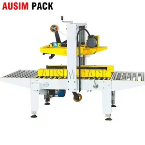 Engine Parts Packaging Taper Semi Automatic High Quality Adhesive Tape Carton Box Sealer Machine