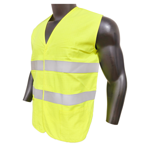 FR Antiestático Personalizado <span class=keywords><strong>Alta</strong></span> <span class=keywords><strong>visibilidad</strong></span> Retardante de llama <span class=keywords><strong>Chaleco</strong></span> DE SEGURIDAD reflectante antiestático Hi Vis Workwear Logo Support - Product Image 2
