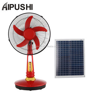 Ventilateur de table électrique solaire rechargeable multifonction de haute qualité 16 pouces avec port USB 12v - Product Image 3