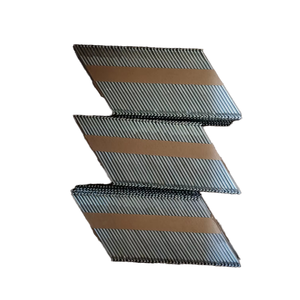 Graffette per intelaiatura in filo di acciaio industriale 30 34 gradi con testa ritagliata anello striscia di carta chiodatrice per legno bobina porta plastica - Product Image 1