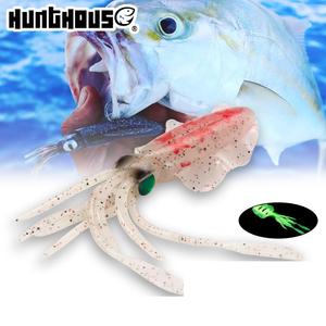 100 Leurres Souples Pieuvre / Calmar - Jupes 4 à 22 Cm - Pêche En Eau Salée (neuf)