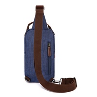 Sac de Poitrine Zippé en Polyester Imperméable Style Anglais, Vente en Gros Fabricant, Tendance, Portable, Utilisation Quotidienne Estivale
