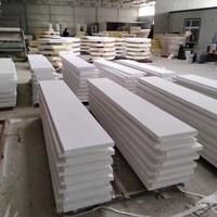 Panel Penyerap Suara Akustik Fiberglass Trapesium 1200mm, Papan Peredam Suara Gantung untuk Ruang Pameran Museum