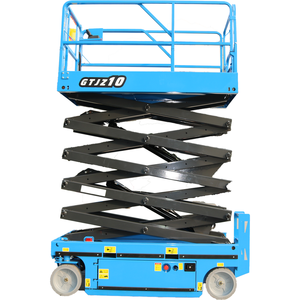 Plataforma Elevadora de Tijera Eléctrica FORU GTJZ10 de 10 m para Mantenimiento de Grúas Aéreas en Depósitos Metropolitanos, Plataforma de Trabajo Aérea Autopropulsada - Product Image 1