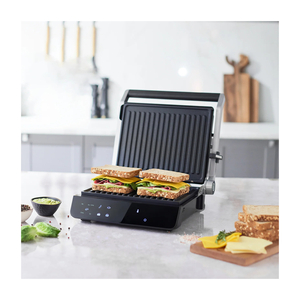 Griglia a Contatto con Display LCD a 4 Fette - Piastra Elettrica per BBQ e <span class=keywords><strong>Panini</strong></span> con Pannello Touch Screen Scaldavivande per Uso Domestico - Product Image 5