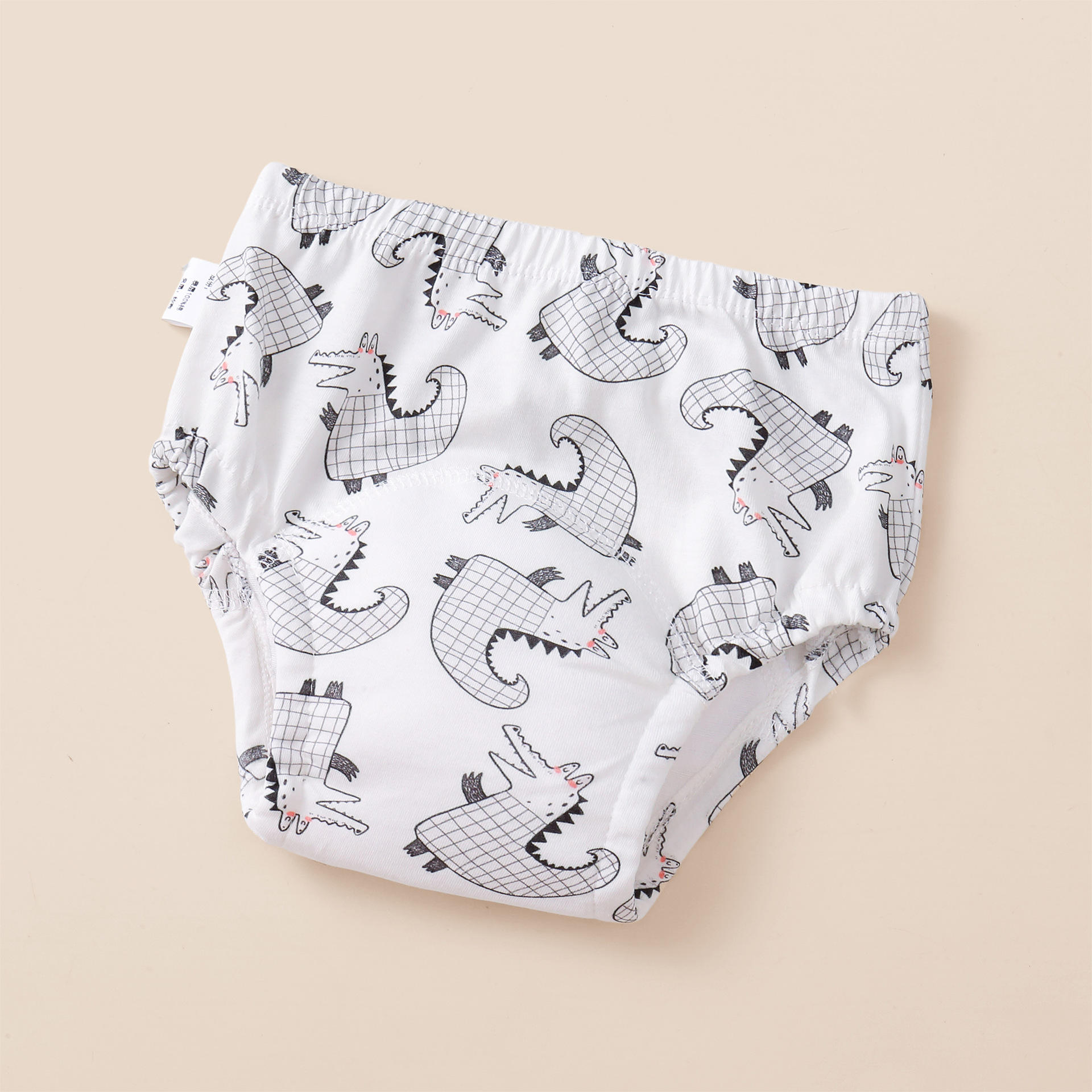 Gauze crotch full print 05 small crocodile