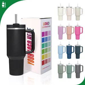 Wholesale Buck Quencher Tumbler 40 oz Double Wall Quencher H2.0 Flowstate Stainless Steel Vacuum Insulated Tumbler 40oz