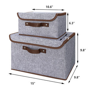 Factory Hot Sales Hot Style Fabric Storage Box Home Storage & Organization Collapsible Clothes Storage Boxes