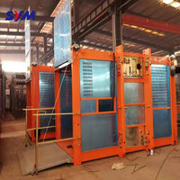 Monte-charge à double cage pour passagers GJJ SC200/200 pour la construction