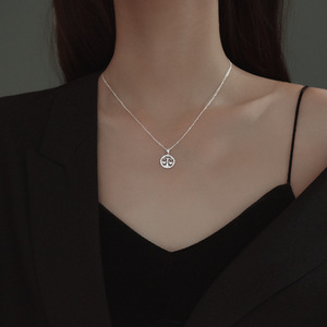 S925 Gümüş On İki Burç Yeni Tasarım Lüks Üst Düzey Elmas Kolye - Product Image 2
