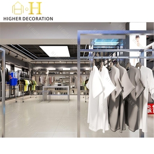 Heavy Duty Rolling <strong>Clothing</strong> Rack <strong>for</strong> Boutique Commercial Use With <strong>Rail</strong> Design <strong>for</strong> Maximum Garment Storage and Easy Mobility - Product Image 4