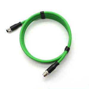 Cable Conector Impermeable M12 Macho a Hembra con Clasificación IP67 para Automatización Industrial - Product Image 1