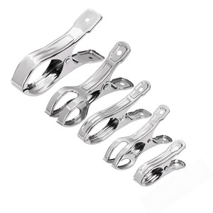 Juego de Pinzas para Secar Ropa de Acero Inoxidable, Forma Rectangular, Duraderas, para Ropa y Edredones, Marca Privada Licenciada, Lanzamiento Primavera 2026 - Product Image 1