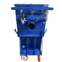 Machine de sablage portative avec filtre à poussière pulsé pour l'élimination de la rouille des surfaces des ponts et autoroutes