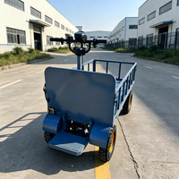 Chariot électrique à longue portée avec carrosserie flexible, maniement facile, portable pour le shopping et l'utilisation d'outils