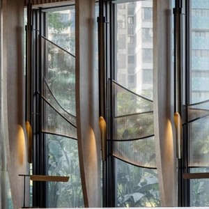 Pendant Wall Lights <b>Led</b> E27 Switch Control Long Pole Design For Restaurant Corridor Bedroom Background Lighting - Product Image 2