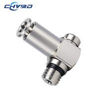 Raccord rapide pneumatique en laiton nickelé pour machine textile CUCA, accessoires pour machine à coudre de bonneterie, mini-embouts de buse d'air