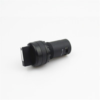 HABOO HBB22-B111 22mm 2 positions 1NO+1NC Commutateur à bouton-poussoir intelligent IP40 250V 5A