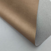 0.7mm Satin Texture Perle Argent Doré Champagne PU Cuir Synthétique pour Table Vêtements Photo Album Couverture Faux Cuir Tissu