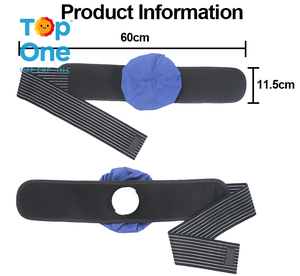 Cinturón Elástico de Compresión con Gel Frío/Caliente, Ajustable y Reutilizable, de Spandex/Nylon, para Alivio de Lesiones en Cuerpo, Lumbar y Rodilla - Product Image 3