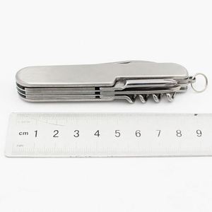 Ouvre-bouteille multifonction portable 7 en 1 en métal, outils d'ouverture pliables pour la cuisine - Product Image 2