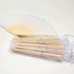 Abanico de Boda con Logotipo Personalizado, Plegable de Bambú para el Evento - Product Image 1