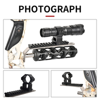 Support de fixation réglable pour lampe torche de tir à l'arc, accessoire stabilisateur pour arc composé et flèches, pour la chasse en extérieur, vente en gros