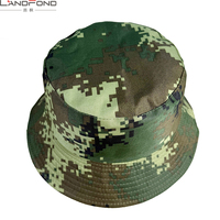 Chapeau Bob de Pêcheur Camouflage pour Activités de Plein Air Landfond – Protection Solaire, Logo Personnalisé, Polyester, Imprimé Numérique – Vente en Gros