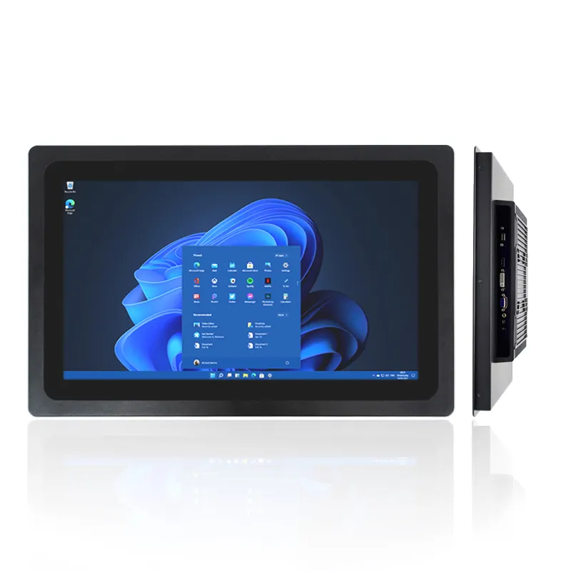 Sihovision 15.6 17 18.5 21.5 23.6 24 27 32 monitor lcd touch screen capacitivo da 43 pollici tutto in un monitor industriale per montaggio a parete