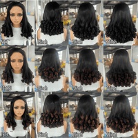 Peluca de Cabello Remy Vietnamita Premium 5x5 sin Pegamento, Lacia y con Volumen, de 18-22 Pulgadas, Tejida Semimanual con Encaje Transparente