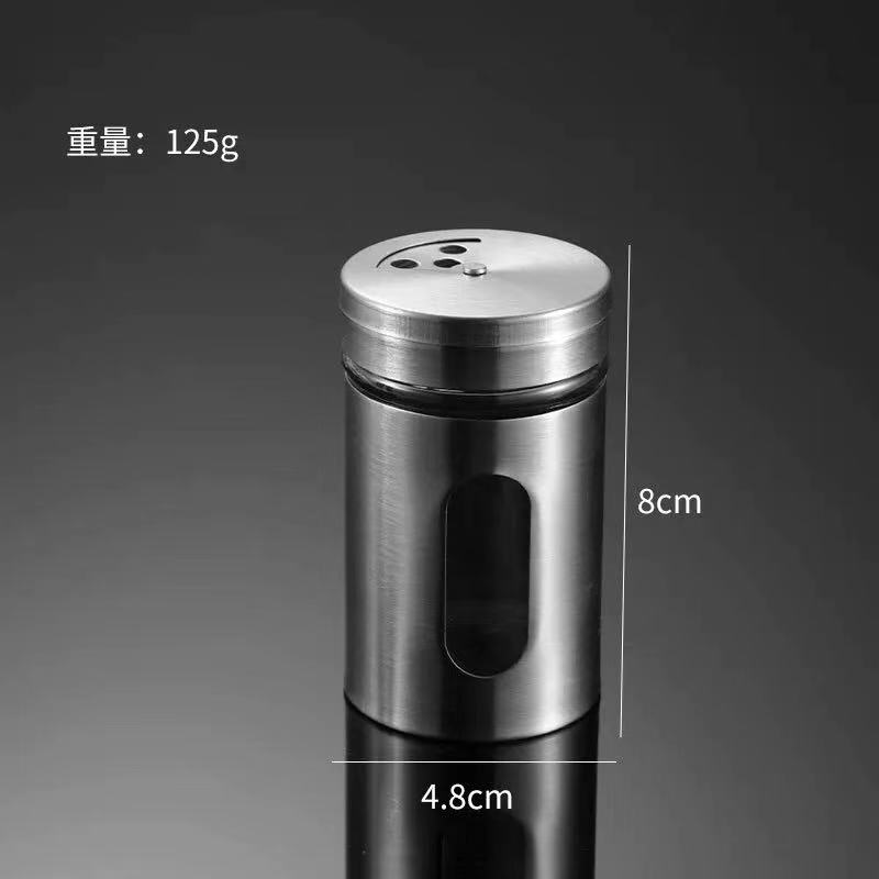 Vidrio y acero inoxidable tamaño pequeño