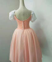 Nouvelle robe de danse romantique professionnelle de ballet en mousseline de soie pour filles adultes. Robe Romantique-6