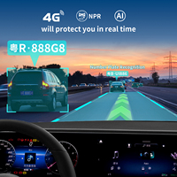 Cámara para Auto DVR 4K 4G con Visión Nocturna Superior, Grabador de Conducción HD con Doble Visión, GPS, WiFi, Modo de Estacionamiento 24H, Protector