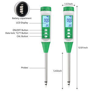 ポータブルNPK土壌カリウムテスター - 屋内外植物の成長監視のための迅速な農園・庭園用栄養素センサー - Product Image 2
