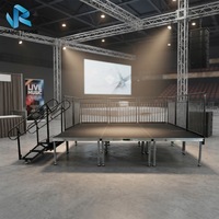 Table de DJ portable en aluminium de haute qualité, pliable, mobile, pour bar de nuit et événements