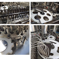 Machine de capsulage et d'étiquetage de remplissage de sirop oral pneumatique de flacon compte-gouttes automatique de liquide chaud 1.5Ml