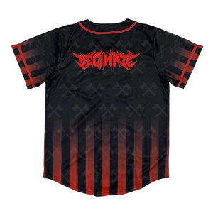 Camiseta de Béisbol Unisex Personalizada con Estampado por Transferencia de Calor, Spandex/Poliéster, Ropa Deportiva al por Mayor para Adultos, Tallas Grandes, Protección UV - Product Image 3