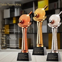 Medallas de bádminton personalizadas, trofeos, regalos, Copa grande, Metal dorado, tenis de mesa, béisbol, Rugby, Golf, fútbol, trofeo deportivo