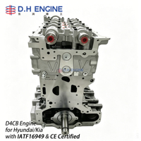 Bloc moteur D4CB 2.5L CRDi à injection Common Rail pour Hyundai Grand Starex ILoad Kia Sorento Véhicules utilitaires légers