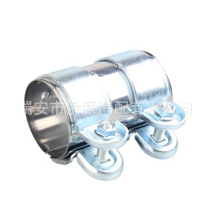 Abrazadera de tubo de acero inoxidable 60x125mm 50x125mm 50x95mm 55x95mm 65x95mm para conexión de silenciador de escape de coche y motocicleta - Product Image 5