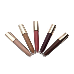 Fashion long lasting women dark brown matte lipstick pen crayons lip glosses - Product Image 2