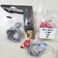 Robinet d'eau HY-108AD intelligent sans contact conception de montage sur pont salle de bain robinet d'eau chaude froide robinets électriques utilisation de la cuisine