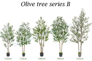Bossion Vente en gros Arbre artificiel en plastique, faux <span class=keywords><strong>olivier</strong></span>, décoration intérieure, <span class=keywords><strong>olivier</strong></span> artificiel - Product Image 6