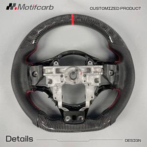 พวงมาลัยสปอร์ตคาร์บอนไฟเบอร์ออกแบบเองได้สำหรับมิตซูบิชิแลนเซอร์วิวัฒนาการ10th EVO X GSR MR FQ-400 Final Edition 2008-2016 - Product Image 5