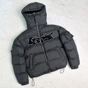 2024 Custom Winter Wear Ripstop Hooded Padded Bomber Crop Quilted Padded Winter Bubble Custom Puffer <b>Jacket</b> - Product Image 1
