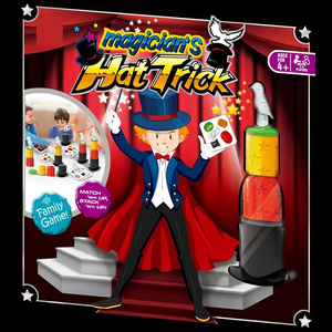 Juego <span class=keywords><strong>de</strong></span> Mesa <span class=keywords><strong>de</strong></span> Magia con Sombreros, Novedoso y Divertido, Juego <span class=keywords><strong>de</strong></span> Apilamiento Interactivo Multijugador para Niños - Product Image 6