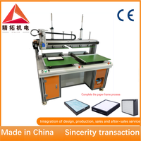 Machine de fabrication de pièces de climatisation et de filtres à air - Pliage automatique 220V/380V Garantie de 2 ans