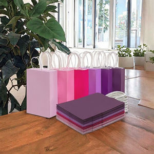 White Paper Gift <b>Bag</b> with Custom <b>Gold</b> Foil Branding Elegant Fashion Apparel Packaging Solutions - Product Image 2