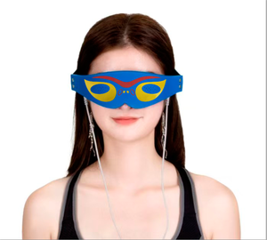 Massaggiatore elettrico per occhi a bassa frequenza con cuscinetti in Silicone sollievo per mal di testa e occhi gonfi massaggio prodotto - Product Image 1