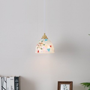 French Country Style Pendant <b>Light</b> Single Head E27 LED Round <b>Chandelier</b> For Home Bedroom Dining Room - Product Image 3